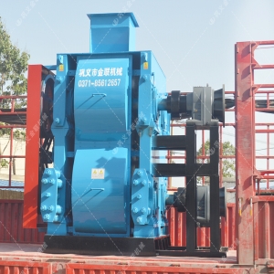 2pg400X250小型對輥破碎機發貨圖片_發往江蘇連云港_破水渣