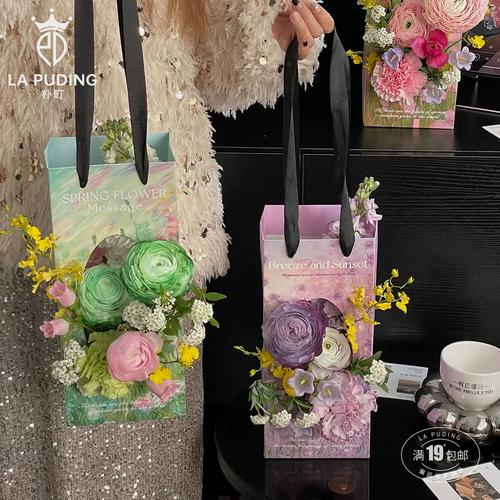 芯苼秘密花園花束手提袋 讓每一份禮物都成為可攜帶的油畫